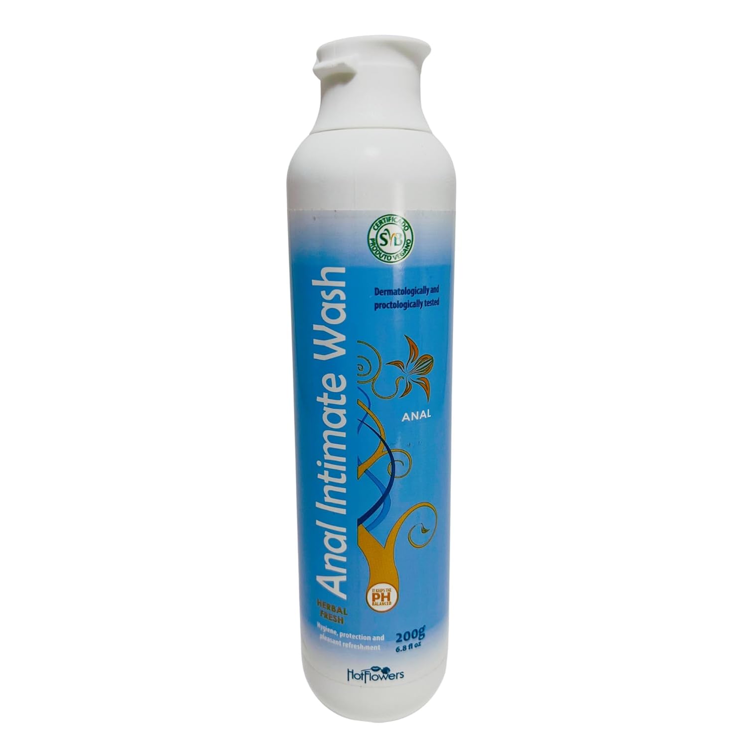 HOT FLOWERS Herbal Fresh Unisex Anal Intimate Wash for Personal Care, pH Balanced for Essentials Body Health, Daily Use, Dry Skin, Proctologist Tested (1)