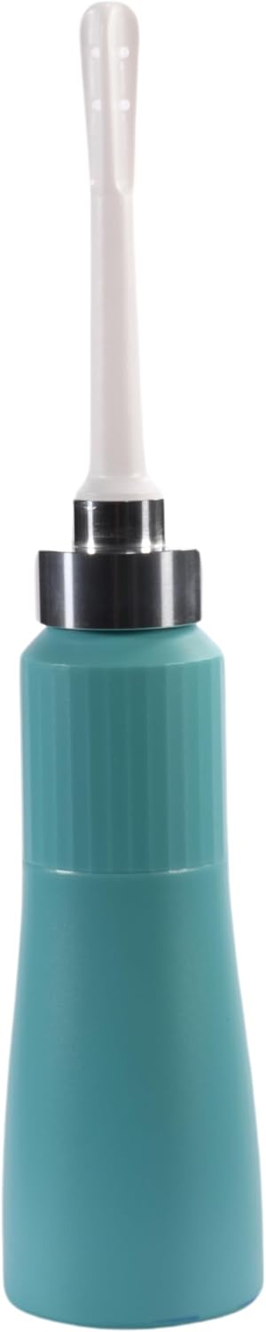 Natural Vaginal Douche Bottle – Vaginal Douche for Women, Free of PVC & Phthalates & BPAs, Compatible with DMSO / MMS, 12 FL Oz, Teal Blue