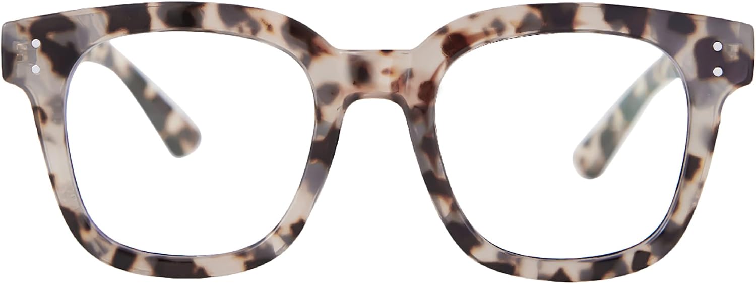 Madison Avenue Blue Light Blocking Glasses for Women, Oversized Blue Light Blockers Anti Eyestrain/UV Computer Eyeglasses