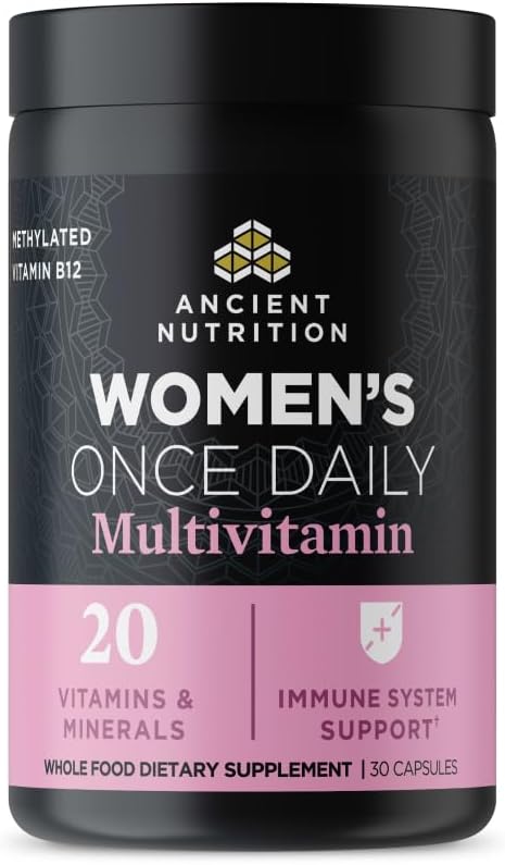 Ancient Nutrition Women’s 1-Day Multivitamin, 30 CT
