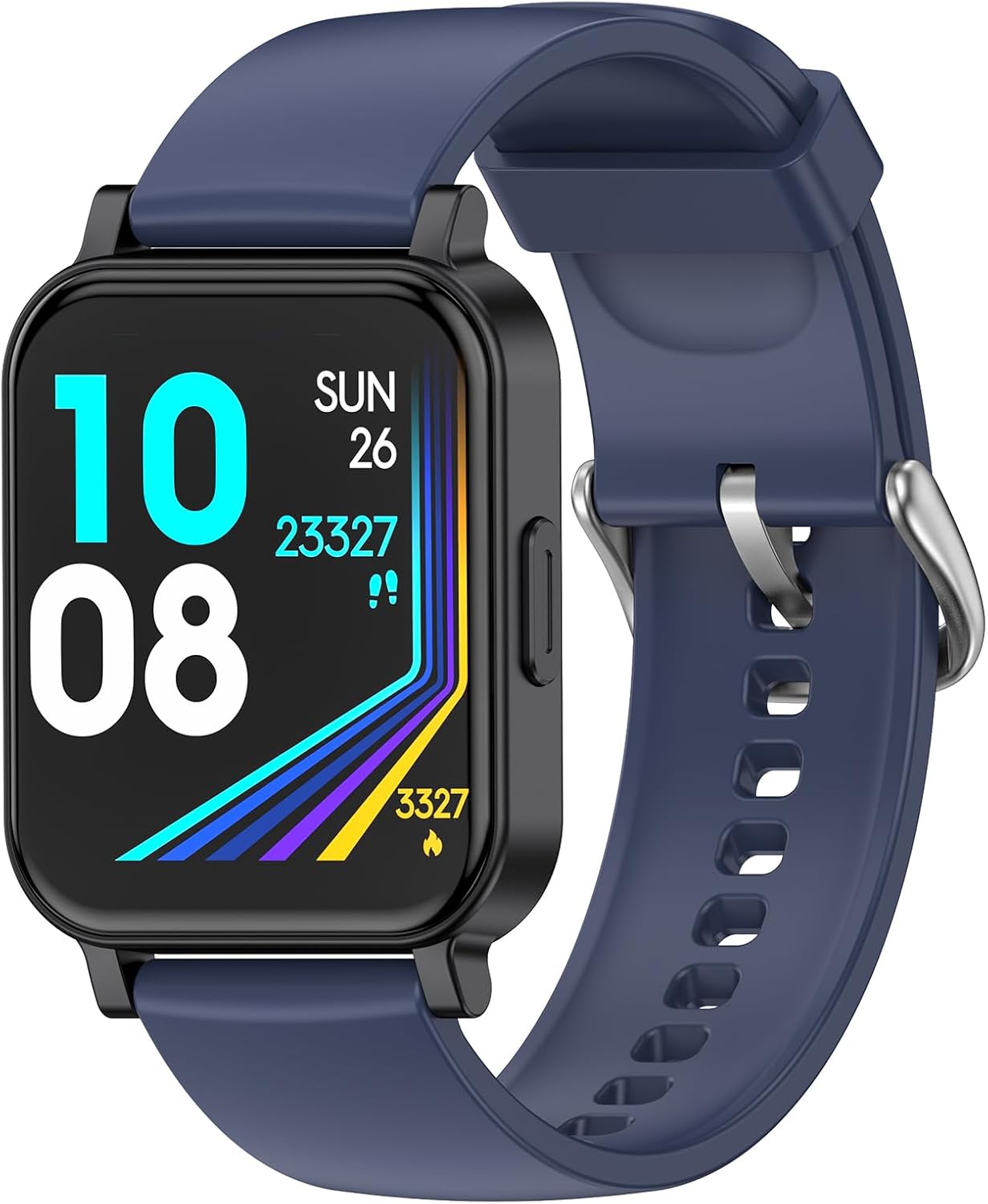 POIUZET Fitness Tracker, Fitness Watch with Blood Oxygen, Heart Rate Monitor, Steps Calories Counter, Sleep Monitor, Pedometer IP68 Waterproof, Smart Watch for Android iPhones