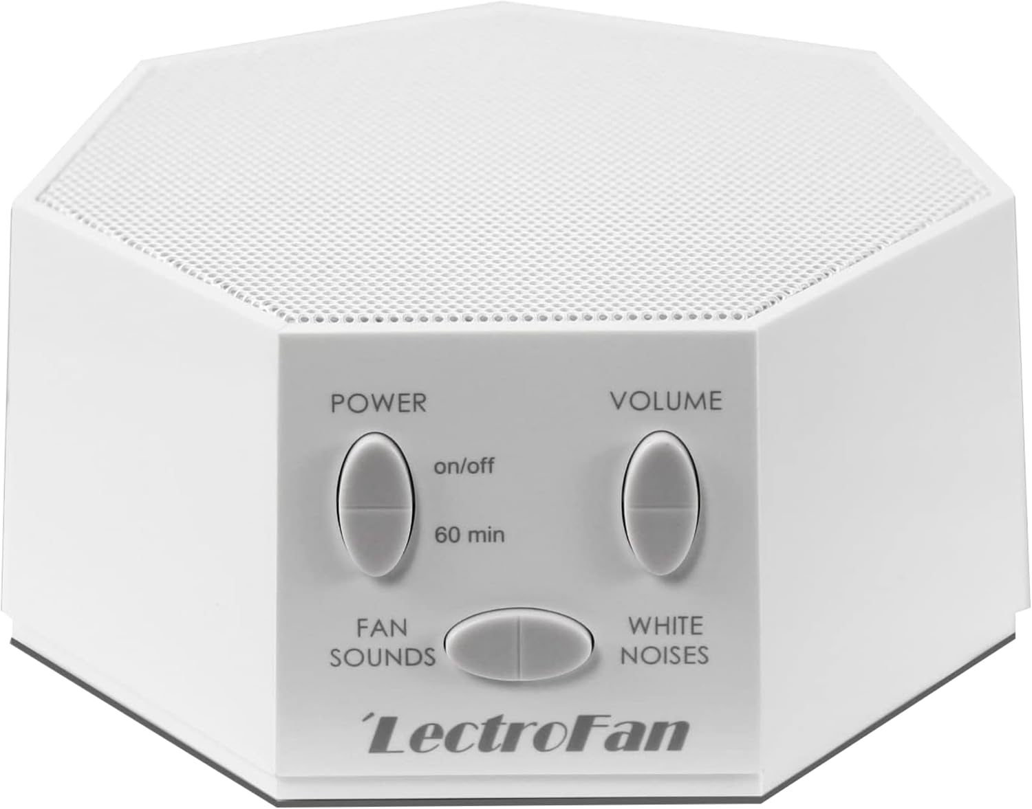Adaptive Sound Technologies LectroFan Classic – Global Power Edition – Soothing Sound Machine for Sleep – Built-in Sleep Timer – Compact Design – Relaxation Support – White