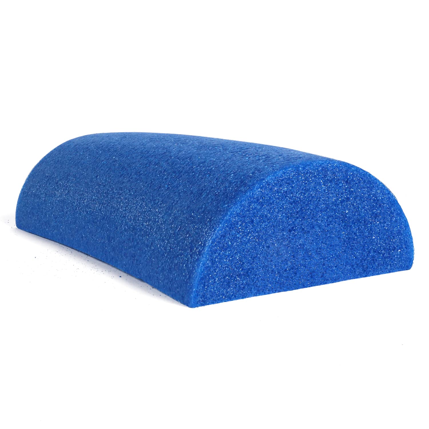 CanDo Blue PE Foam Rollers for Fitness, Exercise Muscle Restoration, Massage Therapy, Sport Recovery and Physical Therapy for Homes, Clinics, and Gyms 6 ” x 12″ Half-Round