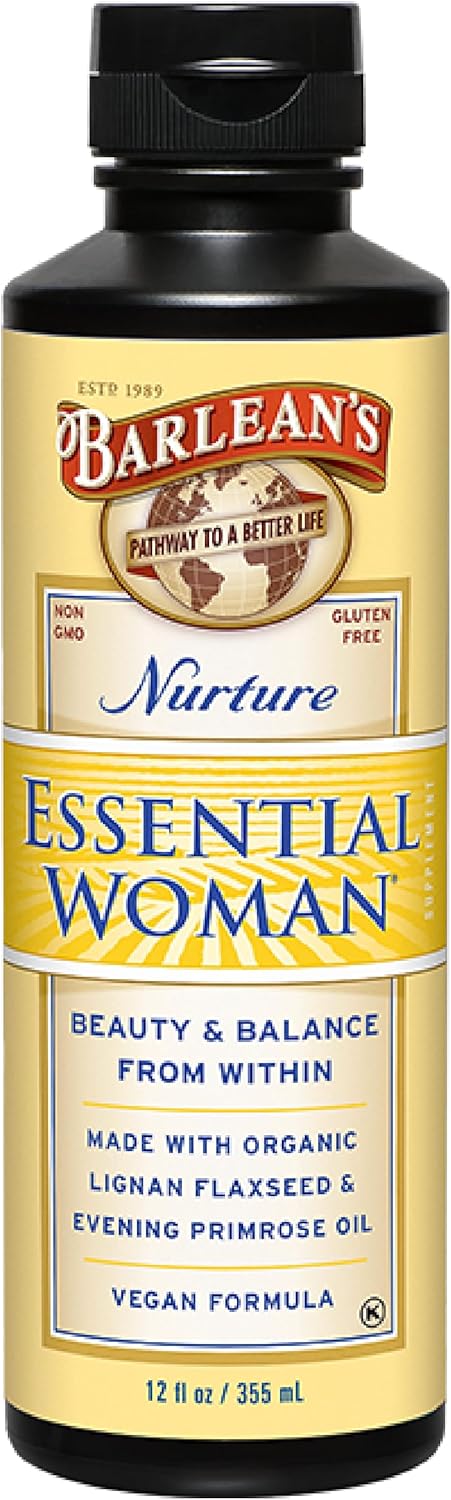 Barlean’s Organic Oils, The Essential Woman, 12-Ounce Bottle