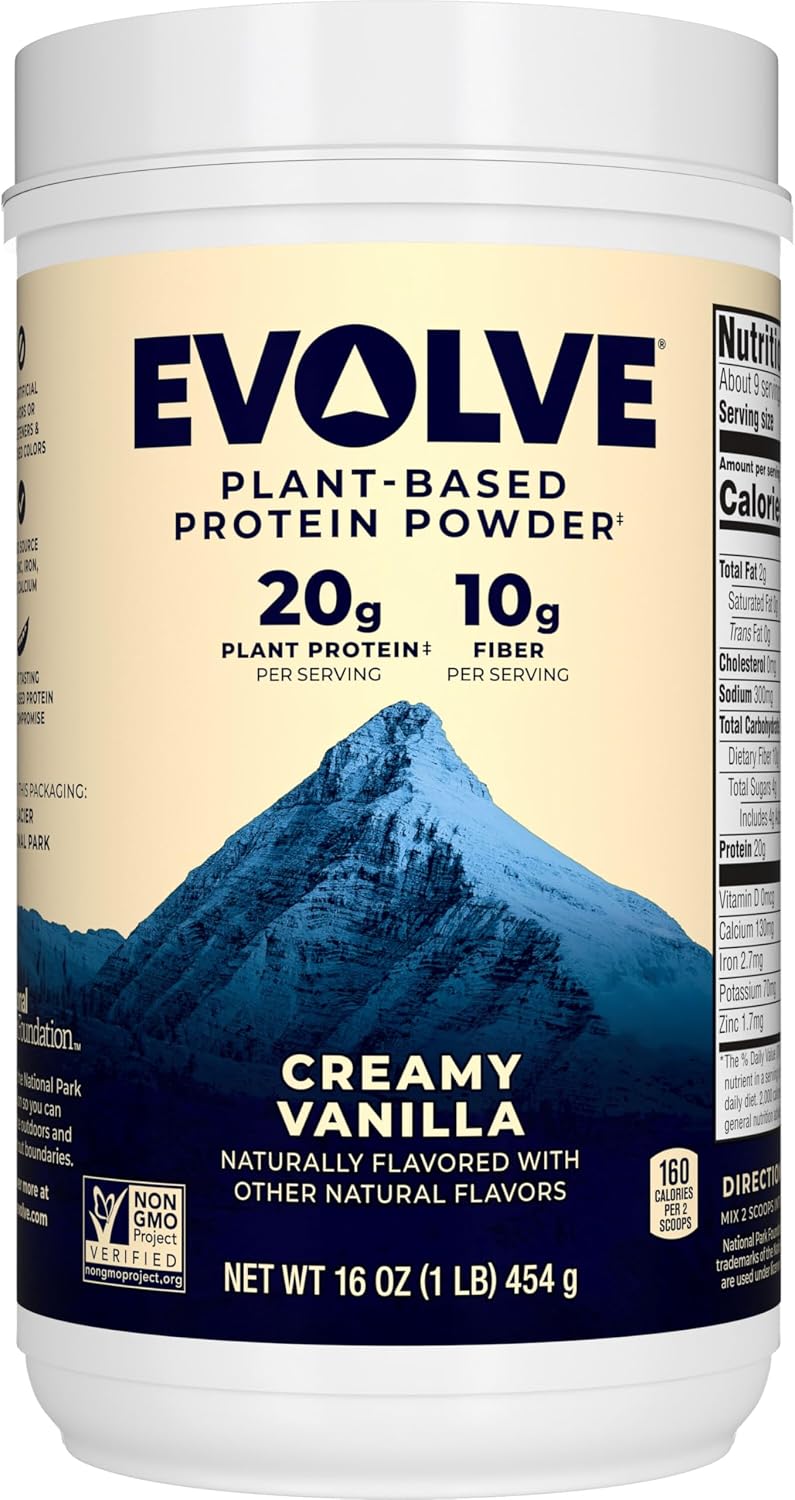 Evolve Protein Powder, Ideal Vanilla, 20g Protein, 1 Pound