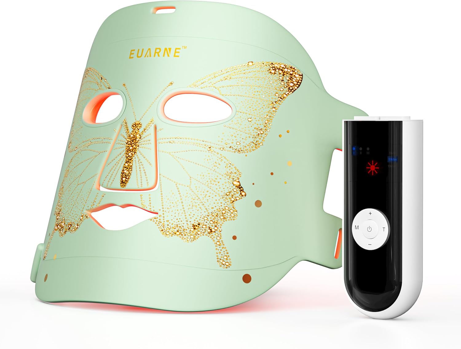 Red Light Therapy Mask for Face, FDA-Cleared LED Face Mask Light Therapy, 4 Light Modes with 860nm Infrared, Red & Blue for Anti-Wrinkle, Anti-Acne & Radiant Glow at Home