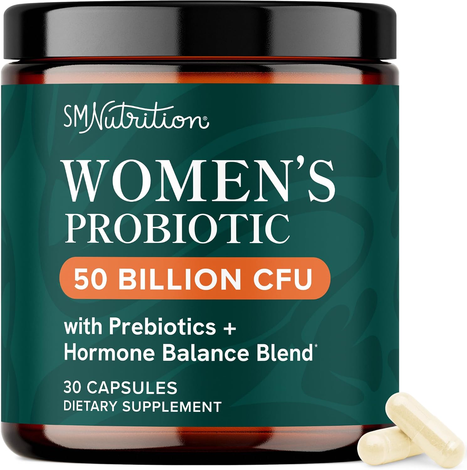 Probiotics for Women | 50 Billion CFU for Vaginal, pH Balance & Digestive Health Support | Female Probiotics with Prebiotics & Hormone Balance Blend | Shelf Stable | Vegan, Gluten-Free | 30 Ct