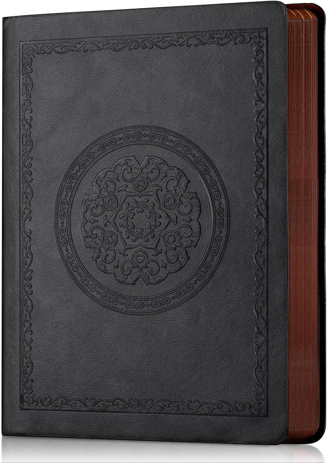 Fetinar Leather Vintage Journal Notebook,300 Pages,Leather Softcover Lined Journal Notebooks for Women Men,Notebook Journals for Writing Travel,Business,Office,5.7” X 8.3”