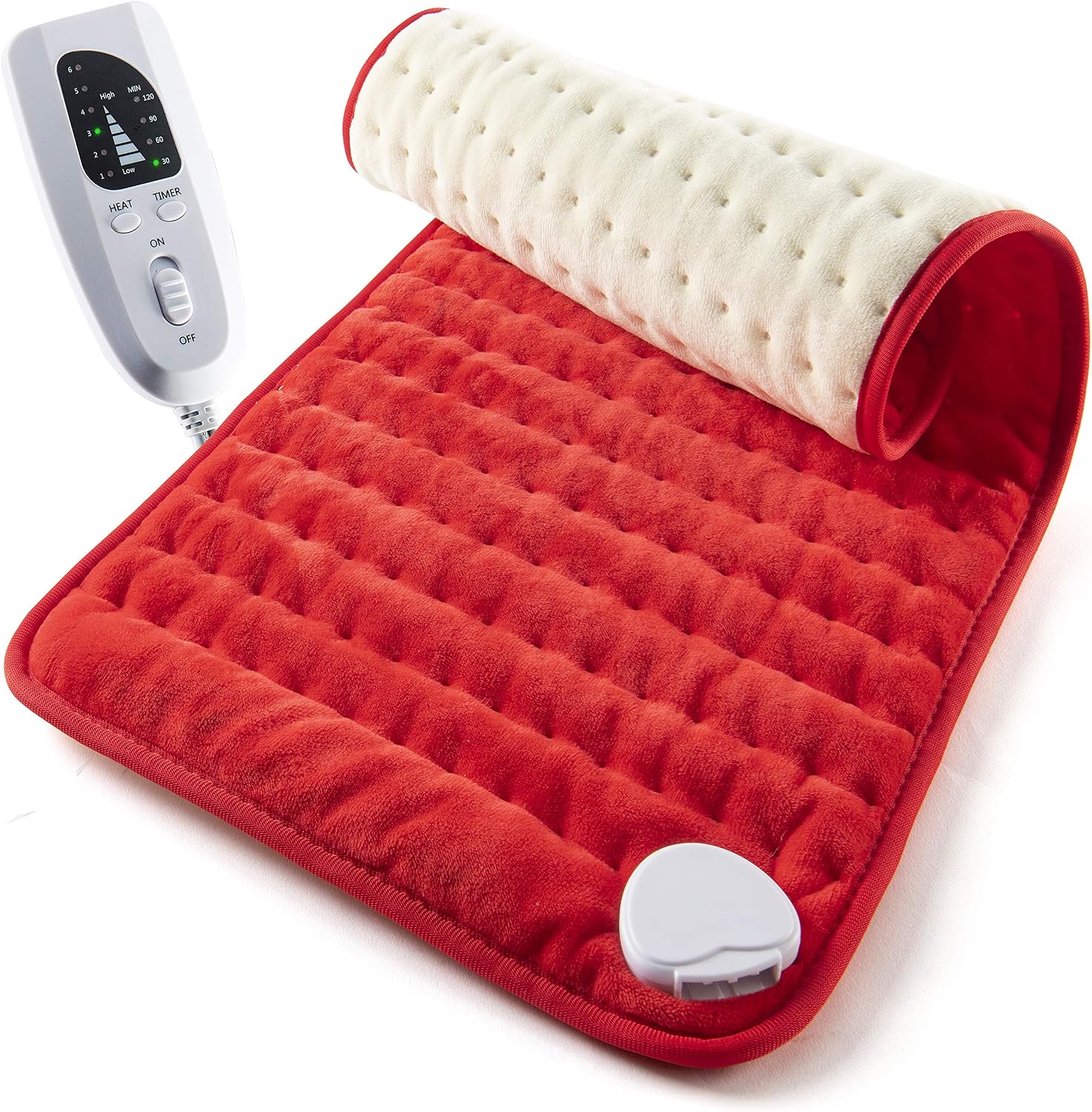 Heating pad – Electric Best for Back Pain and Cramps Relief 2 Hour auto Off Measures 24″ X 12″ Moist with Many Adjustable Setting Heats Fast