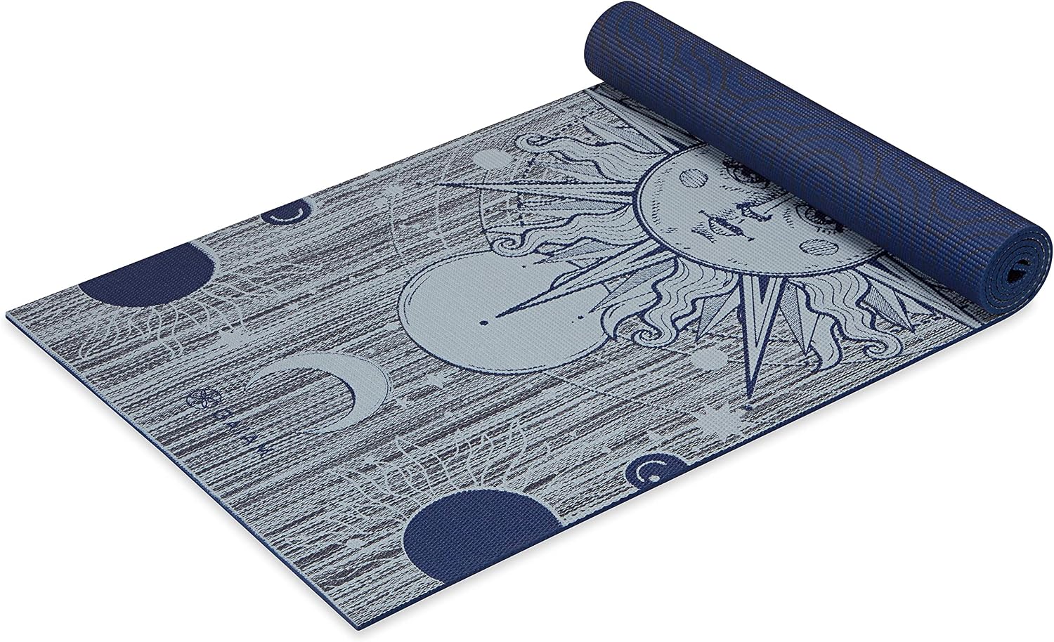 Gaiam Yoga Mat – Premium Print Reversible Extra Thick Non Slip Exercise & Fitness Mat for All Types of Yoga, Pilates & Floor Workouts