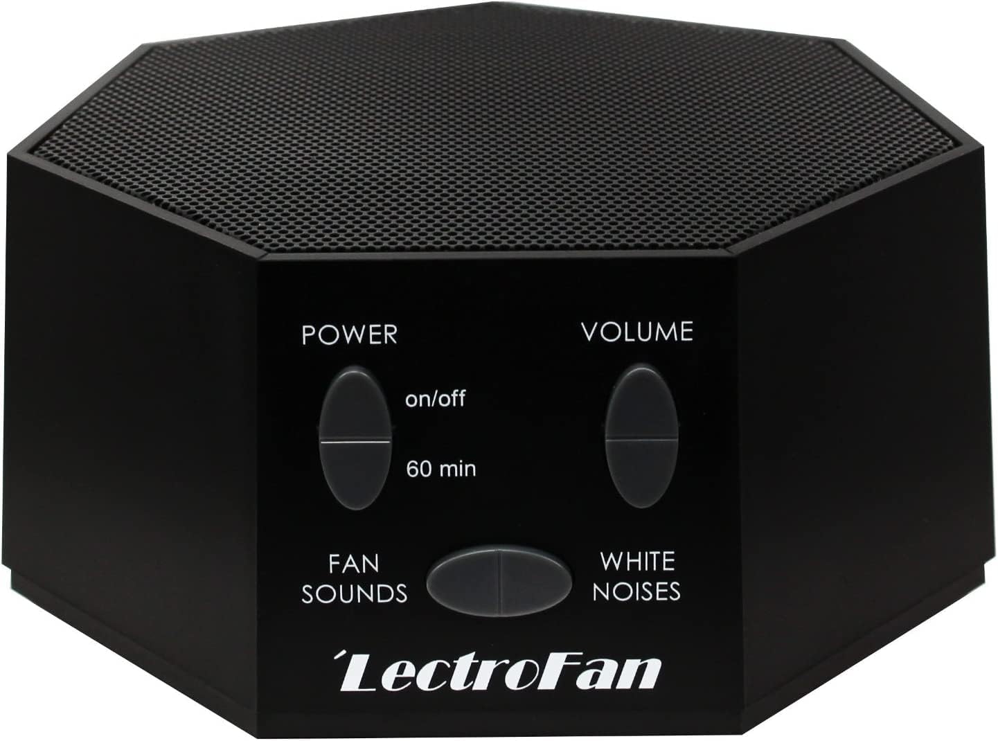 Adaptive Sound Technologies LectroFan Classic – Soothing Sound Machine for Sleep – Built-in Sleep Timer – Compact Design – Non-Looping Sounds – Speech Privacy – Black