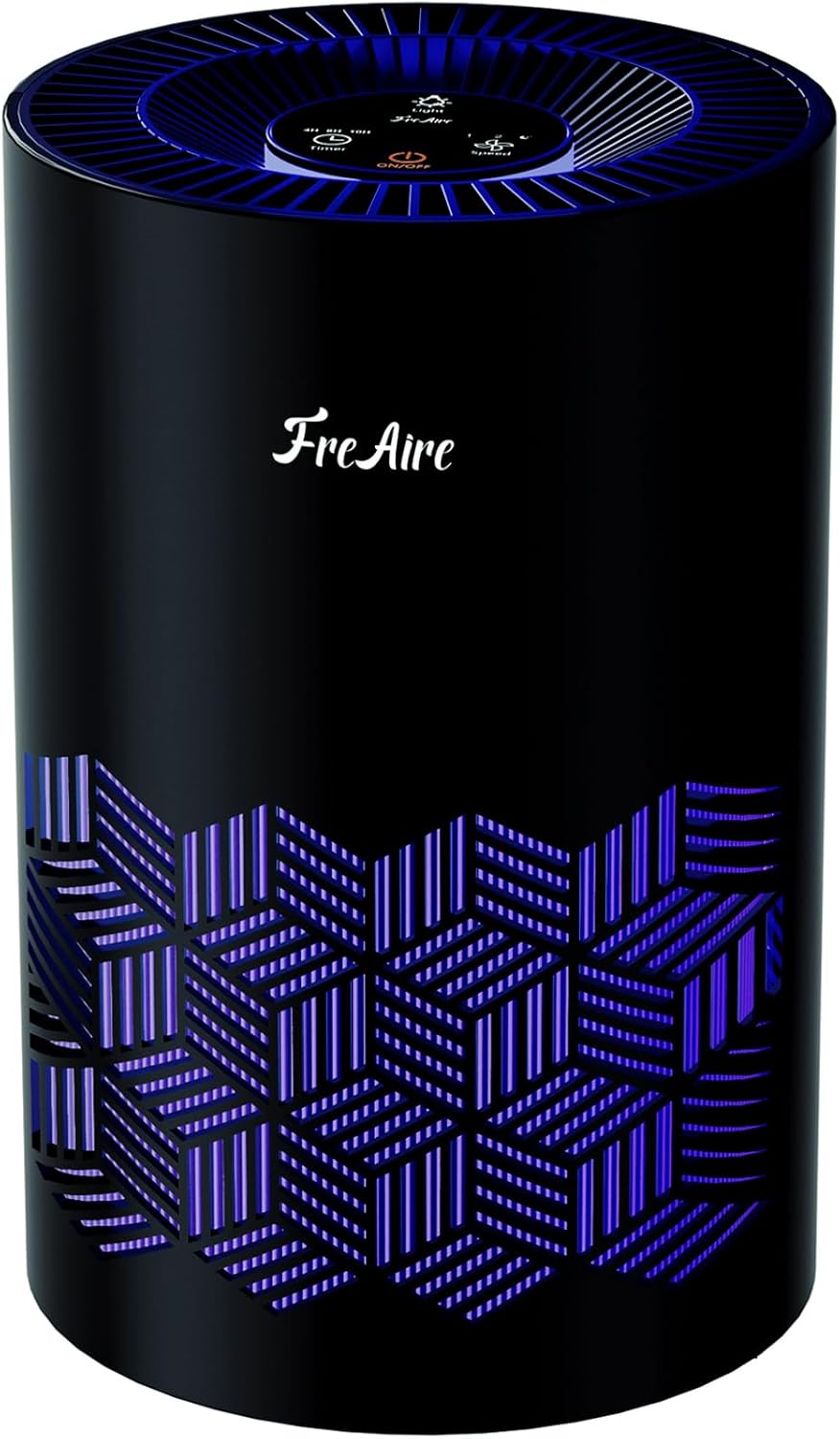 FreAire Air Purifiers for Bedroom, Air Purifiers for Home with Light