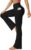 FOHOFO Yoga Pants Women, Flare Leggings for Women with Pockets Crossover High Waisted Bootcut Yoga Pants