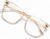 Oversized Square Blue Light Blocking Glasses for Women Men, Anti-Fatigue Computer Monitor Glasses Reduce Eye Strain