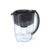 AQUAPHOR 7 Cup Ideal Water Filter Pitcher with 1 x B15 Filter | Reduces Chlorine & Heavy Metals | Fast Flow Water Filtration | BPA-Free & Dishwasher Safe | Improved & Filtered Water | Black