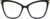 FEISEDY Oversized Cat Eye Glasses Frame Blue Light Blocking Eyewear for Women B2589