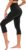 TNNZEET Capri Leggings for Women – Tummy Control High Waisted Soft Yoga Pants for Gym Workout
