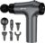 AYURA Massage Gun Deep Tissue, Muscle Massager Gun for Pain Relief, Percussion Massage Gun with 30 Speeds & 6 Heads, Portable Handheld Back Massage Gun for Athlets Men Women (Grey)