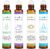 Aromatherapy Oils Roller Set, Natural Pre-diluted Essential Oils Roll On with Glass Rollerball, Relaxation Gift for Women & Men, Christmas Gift, Pack 4 x 0.33fl.oz