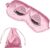 Sleep Mask, Ulbemoll Silk Eye Mask Satin Blindfold Smooth Soft Breathable Travel Eye Cover Eyeshade Gifts with Elastic Strap for Women Girls Valentine’s & Mother Day- Pink