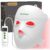 Medisana 3D Red Light Therapy Mask for Face, 336 LEDs Light Therapy Mask with 3 Modes – NIR 830nm, Red 630nm, Blue 415nm – Cordless & Rechargeable LED Face Mask for Home, Skincare Gifts (White)