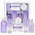 BODY & EARTH Bath and Body Gift Box for Women- 6 Pcs Lavender Bath Kit for Women Spa Set, Birthday, Mother’s Day Gift Set Includes Bubble Bath, Shower Gel, Body Lotion
