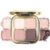Nude Champagne Brown 4Colors Eyeshadow Makeup Palette with Mirror,Natural Neutral Powde Eye Shadow Palettes for Older Women,Long Lasting Naturing-Looking,Lightweight Eye Makeup Kit Travel Size,Vegan