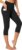 Heathyoga Capri Leggings for Women High Waisted Capri Leggings with Pockets for Women Tummy Control Yoga Pants Women