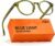 TIJN Blue Light Blocking Glasses Men Women Vintage Thick Round Rim Frame Eyeglasses