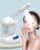 Tabletop Facial Steamer – Kingsteam Nano Ionic Face Steamer with 360° Rotating Arm, Moisturize, Remove Blackheads, Portable Facial Steamer for Home Facial Spa or Beauty Salon, White