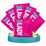 Lady Parts Feminine Wipes for Women, Flushable, pH Balanced, Travel Size, Intimate Wipes Individually Wrapped & Lightly Scented Feminine Hygiene Products, Gentle Personal Hygiene Essentials, 20 Count