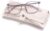 FONHCOO Blue Light Blocking Glasses Fashion Round TR90 Frame Transparent Eyewear Anti UV Computer Glasses for Women Men