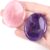 YATOJUZI Thumb Worry Stones for Anxiety Stress Relief Items Healing Crystals Natural Amethyst Rose Quartz Crystal Palm Pocket Stone Gemstones Meditation Reiki Spiritual Gifts for Women Men 2PCS