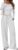 Trendy Queen Women’s 2 Piece Matching Lounge Set Long Sleeve Side Ruching Top Wide Leg Drawstring Pants Set with Pockets