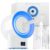 Pure Daily Care NanoSteamer Clinical 10-in-1 Smart Dermatologist Grade Ionic Facial Steamer – 2 Multi-Position Face Steamer Nozzles for Aromatherapy – 6 Pre-Porgrammed Modes – Include Extraction Set