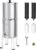 Waterdrop TK15-A-FS Gravity Water Filter System, NSF/ANSI 42&372 Standard, Reduce Chlorine, Stainless-Steel Water System with 4 Filters, Metal Spigot and Stand for Home, Travel, Emergencies, 1.5G