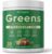 Super Greens Powder Superfood, Greens Juice Drink Mix with Spirulina, Chlorella, Adaptogens & Fiber, Digestive Enzymes, Pre + Probiotics Supplement for Women & Men Bloating & Gut Health, 30 Servings