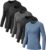 NebuKinex 5 Pack Women’s Compression Shirt Long Sleeve Workout Tops Athletic Baselayer Quick Dry Gym Yoga Running T-Shirt