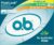 o.b. Tampons No Applicator, Unscented – 40ct (18ct Regular/12ct Super/10ct Super Plus) | Applicator-Free Tampons Multipack, Feminine Care, ob Tampon Multipack, Period Products