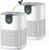 VEWIOR 2 Pack Air Purifiers for Home, Air Purifiers for Bedroom Large Room up to 1200 sq.ft with H13 HEPA Washable Filter, Aromatherapy, PM2.5 Display, Sleep Mode, Auto Mode for Dust, Smoke, Pets Hair