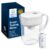 Brita Metro Small 6-Cup Water Filter Pitcher, WQA NSF/ANSI Certified, Mini-Fridge Friendly, Removes Chlorine Taste & Odor, Reduces Zinc, Copper & Mercury, 1 Standard Filter, Lasts 2 Months, White