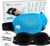 Nidra Contoured Sleep Mask for Side Sleepers – Zero Pressure Fit, Light Blocking Eye Shade for Sleeping & Travel – Blue, Small Size