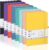 POPRUN Lined Journal Notebook 8 Pack, A5 College Ruled Hardcover Notepad 5.5″ x 8.3″ 240 Pages, A5 Medium PU Leather Notebooks for Office, School Supply, Note Taking, Business, Multicolored