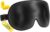 Jersey Slumber 100% Silk Sleep Mask for Women Men Side Sleeper – Light Blocking Eye Mask for Sleeping, Zero Pressure Soft Blindfold, Adjustable Strap, Silk Eye Cover for Travel Nap – Black