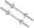 Yes4All Threaded Dumbbell Handles, Adjustable Dumbbell Bar Pair, 14/16/18/24-Inch Sizes, Fits 1″ or 1.15″ Plates, Non-Slip Grip, Secure Star-Lock Collars