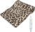 ZXU Heating Pad for Back Pain and Cramps Relief, Ultra Soft Microplush Heating Pad with 12 Heat Setting,Moist Heat ，1-24Hour Auto Shut Off, Stay on Function Hot Heated Pad (Leopard Print) 12” x 24”