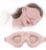 YIVIEW Sleep Mask for Side Sleeper, Complete Light Blocking 3D Pink Sleeping Eye Mask, Soft Breathable Eye Cover for Women Men, Relaxing Zero Pressure Night Blindfold