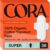 Cora 100% Organic Cotton Topsheet Pads (36 Super Pads)