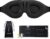MZOO Luxury Sleep Eye Mask for Side Sleeper Men Women, Zero Eye Pressure 3D Sleeping Mask, Light Blocking Patented Design Night Blindfold, Soft Eye Shade Cover for Travel, Black