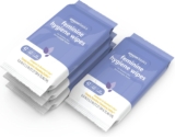 Amazon Basics Flushable Feminine Hygiene Wipes, pH Balanced, Gynecologist Tested, Septic and Sewer Safe, Fresh Scent, Alcohol Free, 168 Count (4 Packs of 42)